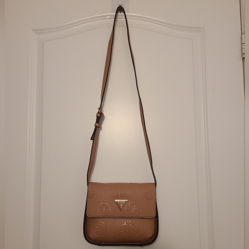 Guess Dark Pink Crossbody Bag